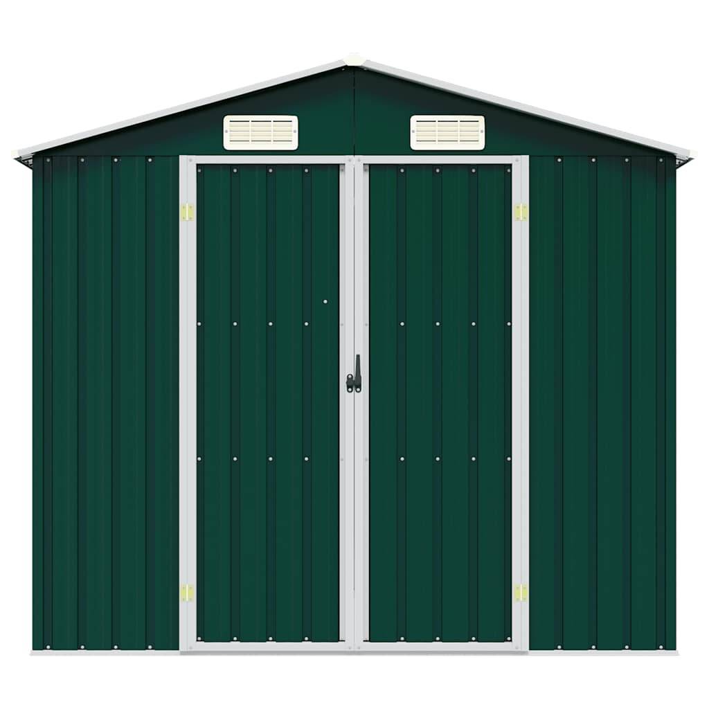 Vidaxl - Abri de jardin Vert 205x129x183 cm Métal galvanisé vidaXL 46297 - Image 10