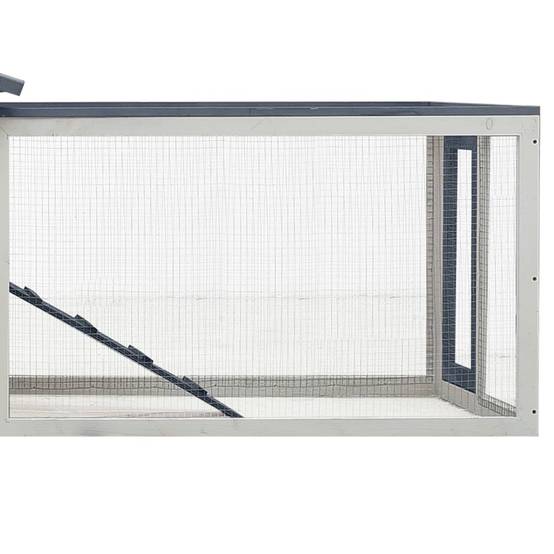 Vidaxl - Clapier Gris 310x70x87 cm Pin massif et sapin vidaXL 170858 - Image 5