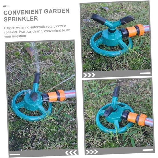 Arroseur automatique rotatif 360° - Base stable - Irrigation uniforme pour pelouse et jardin - Living123 - Image 5