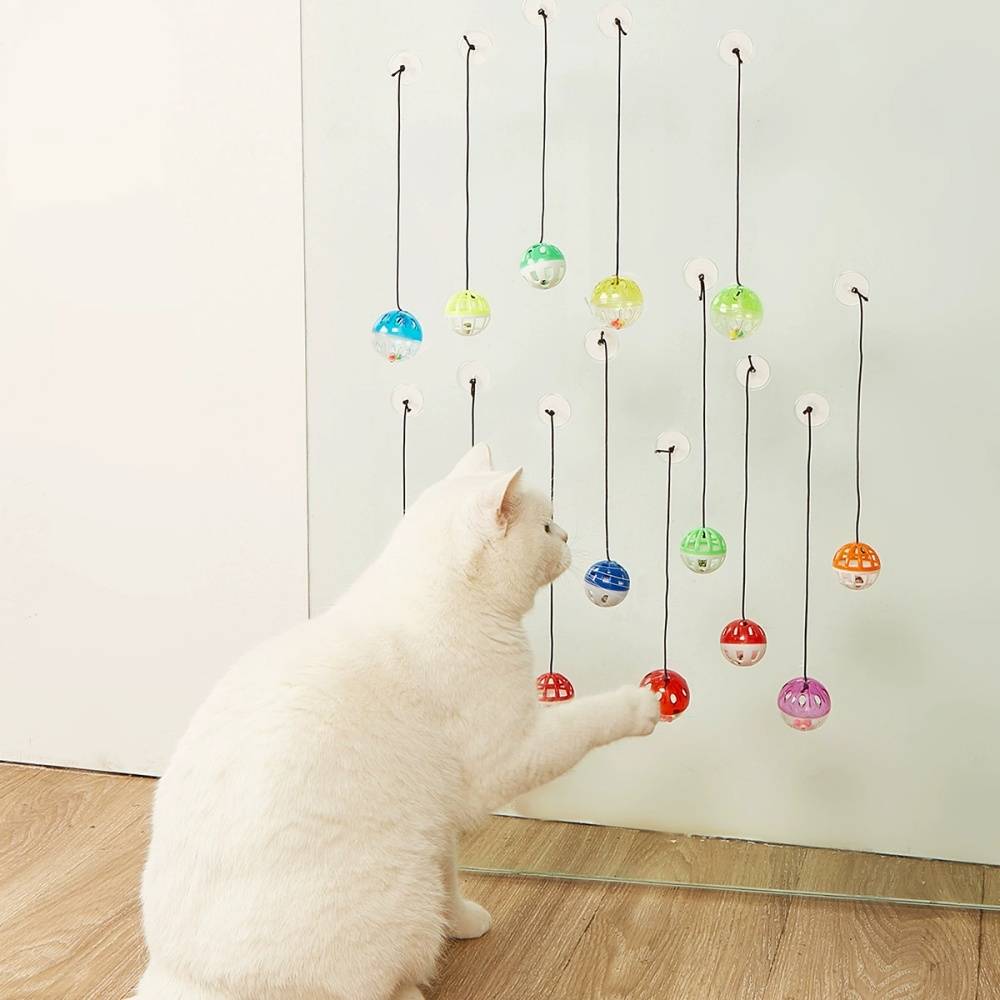 IntiMeg - Balle élastique avec cloche pour chat IntiMeg - Image 3