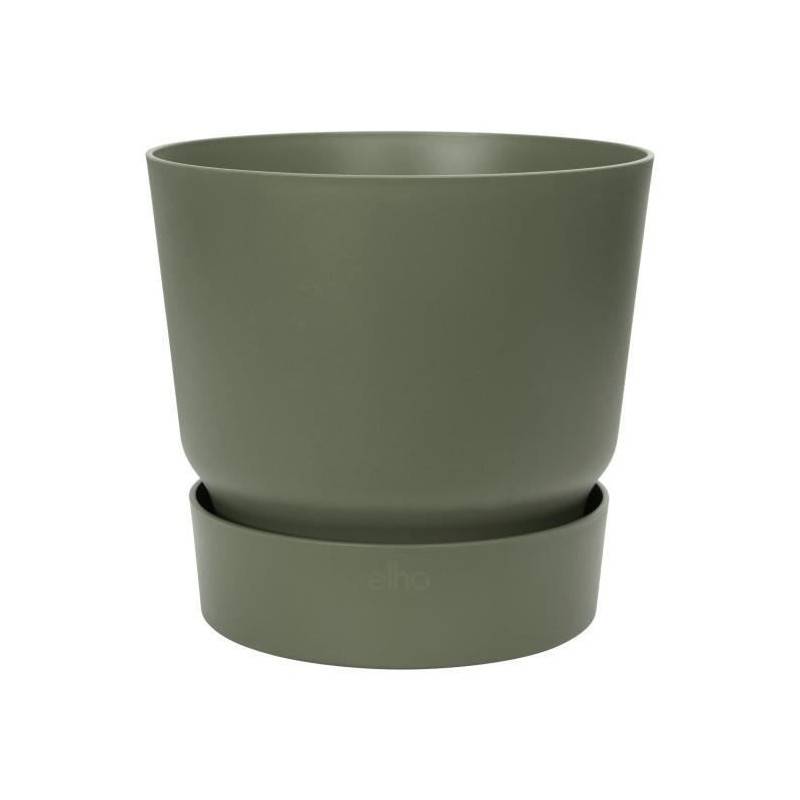 Elho - Elho Pot De Fleurs Rond Greenville 47 - Exterieur - O 47 X H 44,1 Cm - Vert Feuille - Image 1