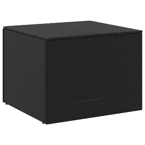 Coffre de Rangement Jardin 291L Résine Tressée Étanche pour Terrasse Noir 80x75x59 cm – ComfortXL Outdoor Living - Image 6