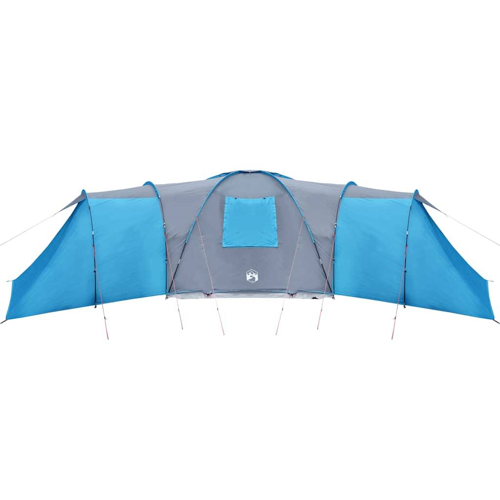 Tente de camping familiale 3-4 pers. tente dôme étanche 2000 mm sac de transport vert marron
