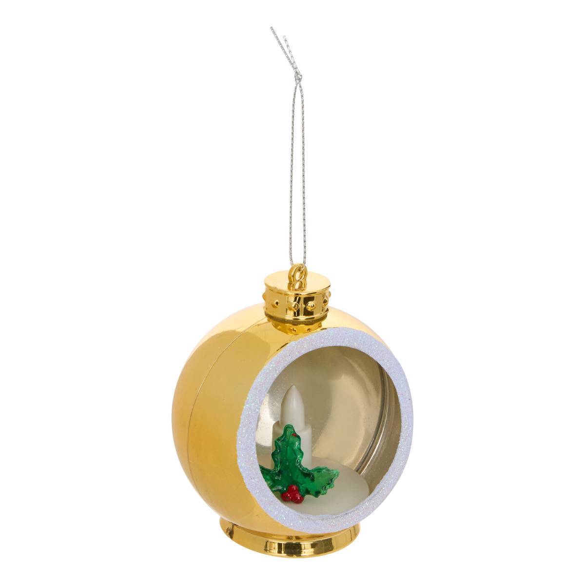 Feeric Christmas - Boule bougie de Noël lumineuse LED H. 8 cm à piles - Feeric Lights & Christmas - Image 1
