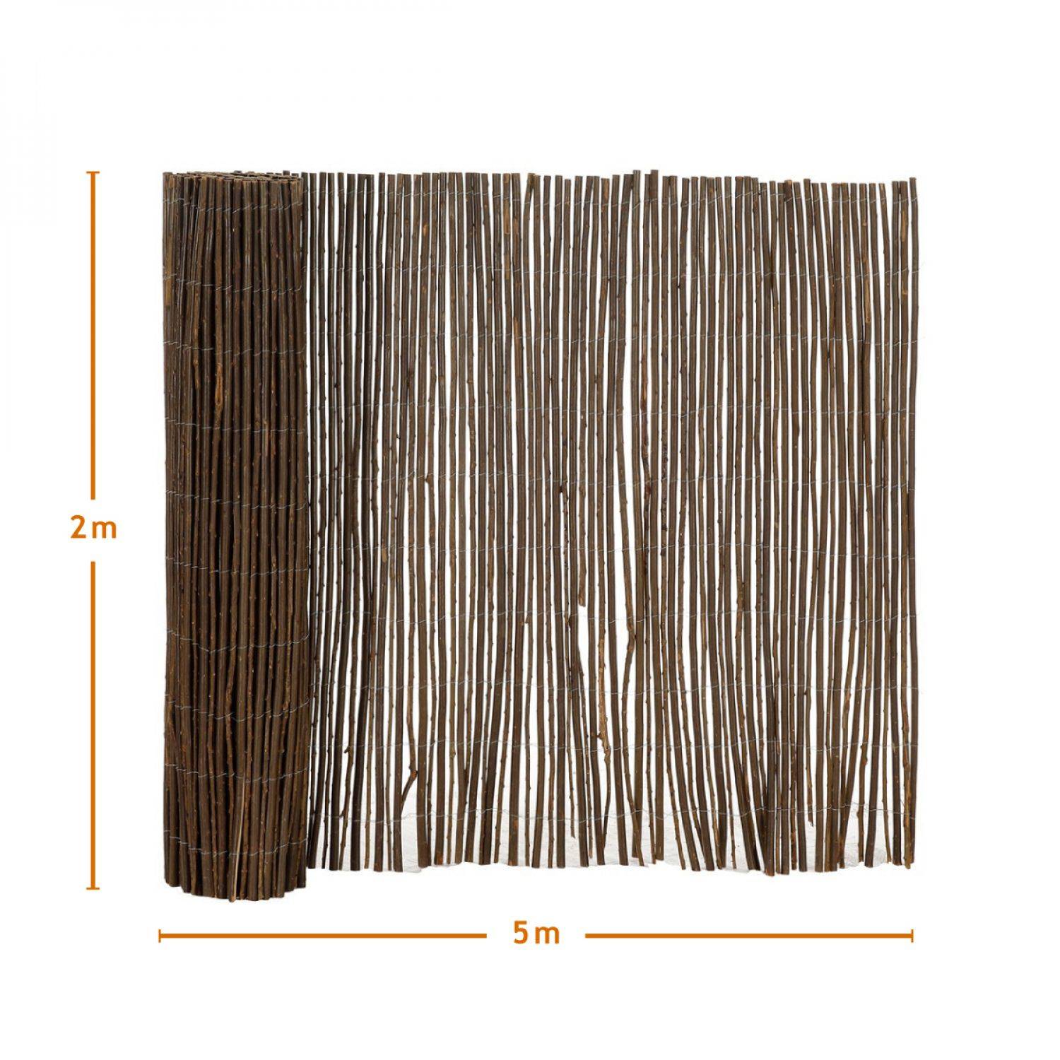 Linxor - Canisse, brise vue occultant en osier naturel - 2 x 5 m - Linxor - Image 2