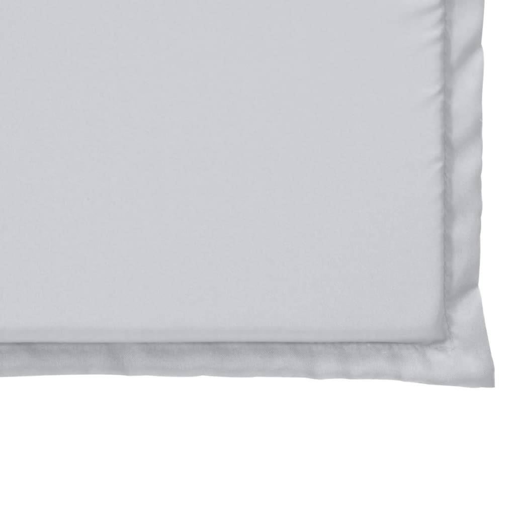 Lot de 2 coussins de siège de jardin polyester gris clair 45 x 45 x 2 cm - PANGIVO - Image 8