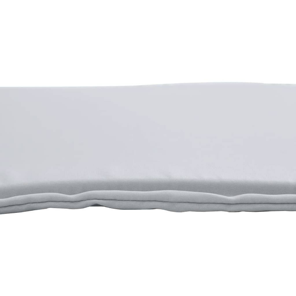 Lot de 2 coussins de siège de jardin polyester gris clair 45 x 45 x 2 cm - PANGIVO - Image 7