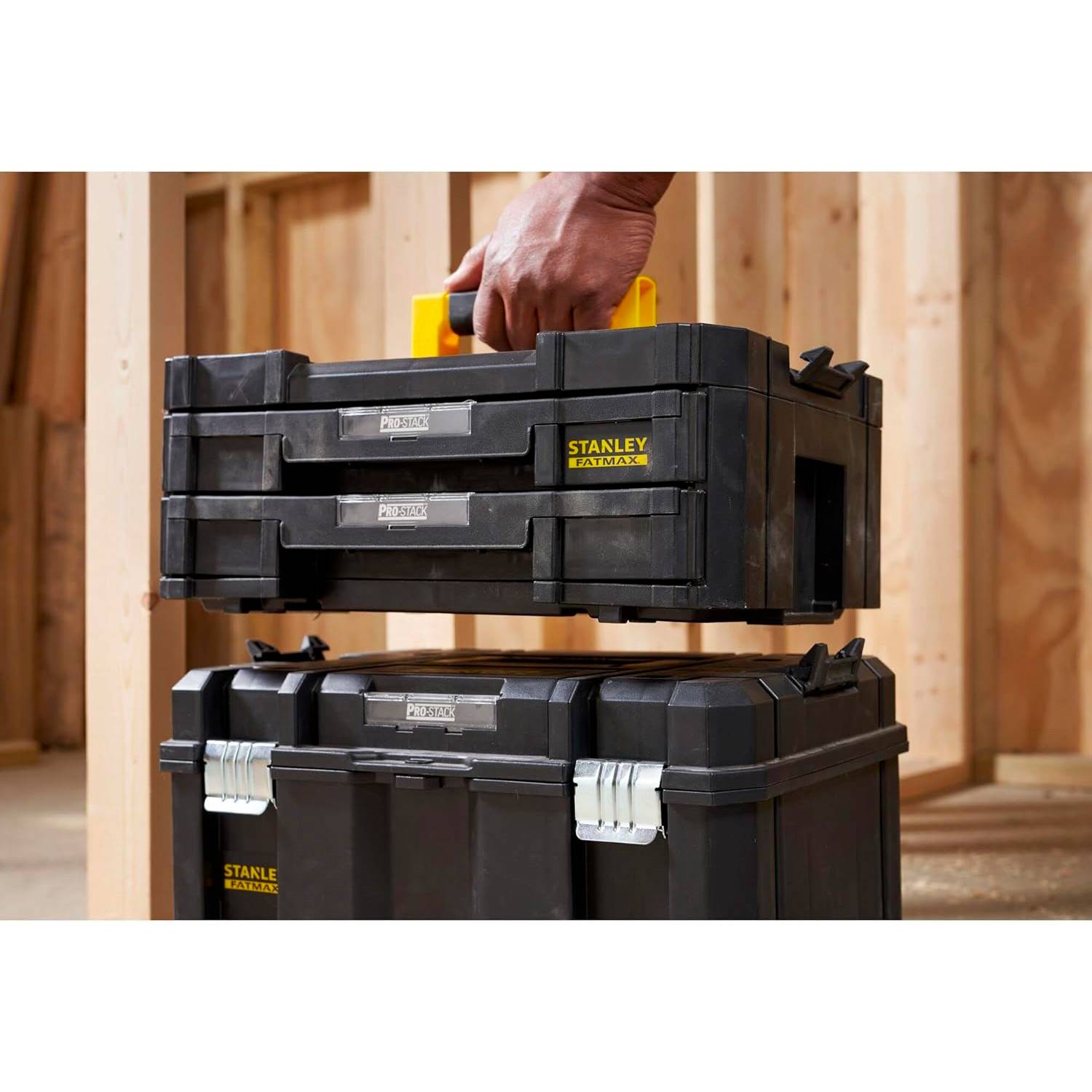 stanley - Mallette 2 Tiroirs - 44 x 33 x 17,6 cm - 7,5 kg - PRO-STACK FATMAX - STANLEY, FMST1-71969 - Image 5