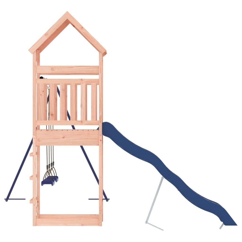 Aire de jeux d'extérieur - Jeu Plein air enfant bois massif de douglas-JU1533 - Image 7