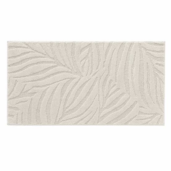 Tapis Shaggy Relief "Ankara" 60x110cm Beige - Image 1