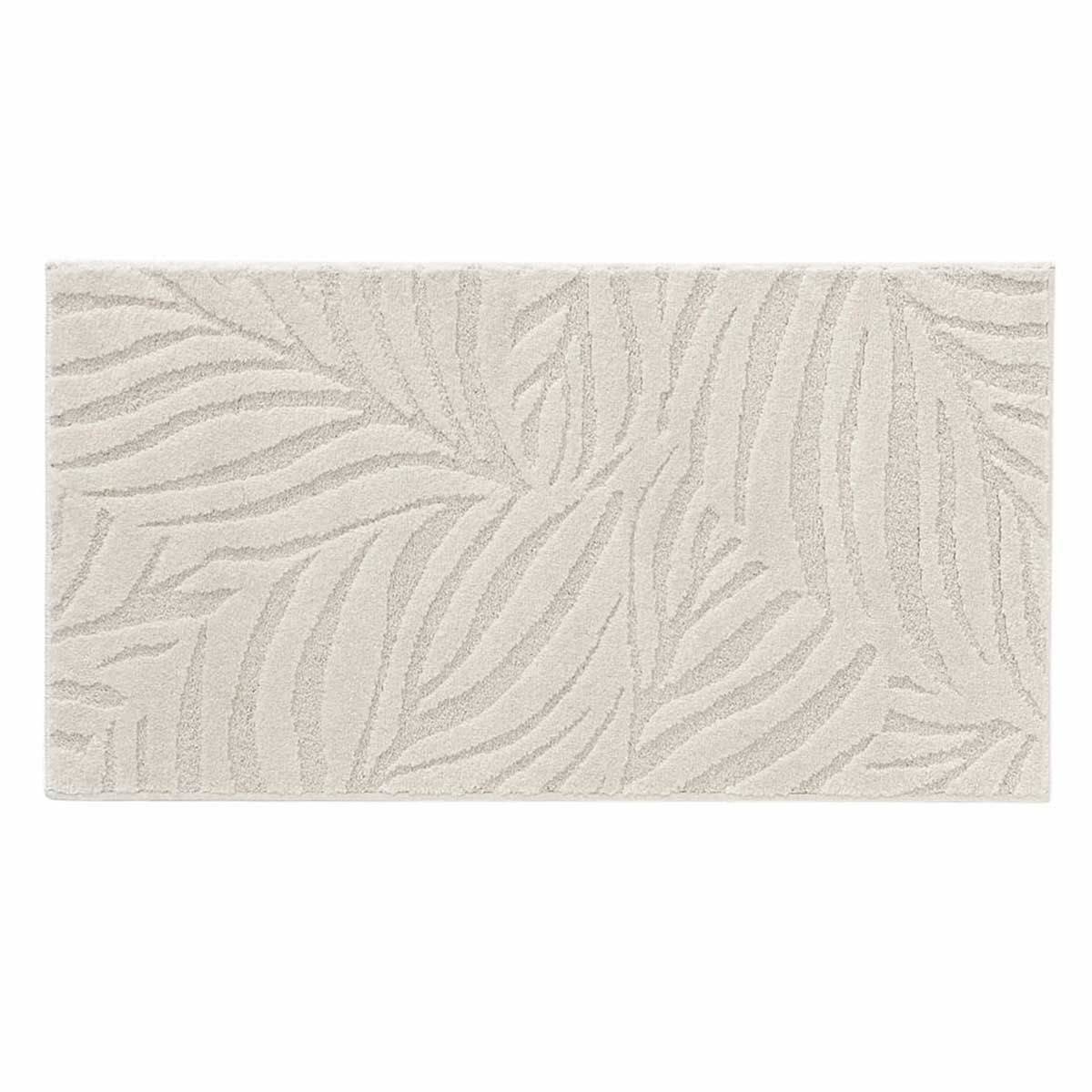 Tapis Shaggy Relief "Ankara" 60x110cm Beige - Image 1