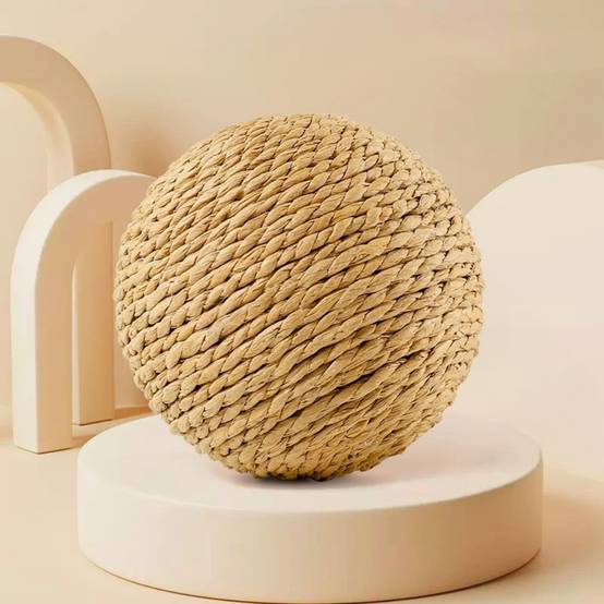 IntiMeg - Jouet pour chat boule de sisal de 10 cm IntiMe - Image 2