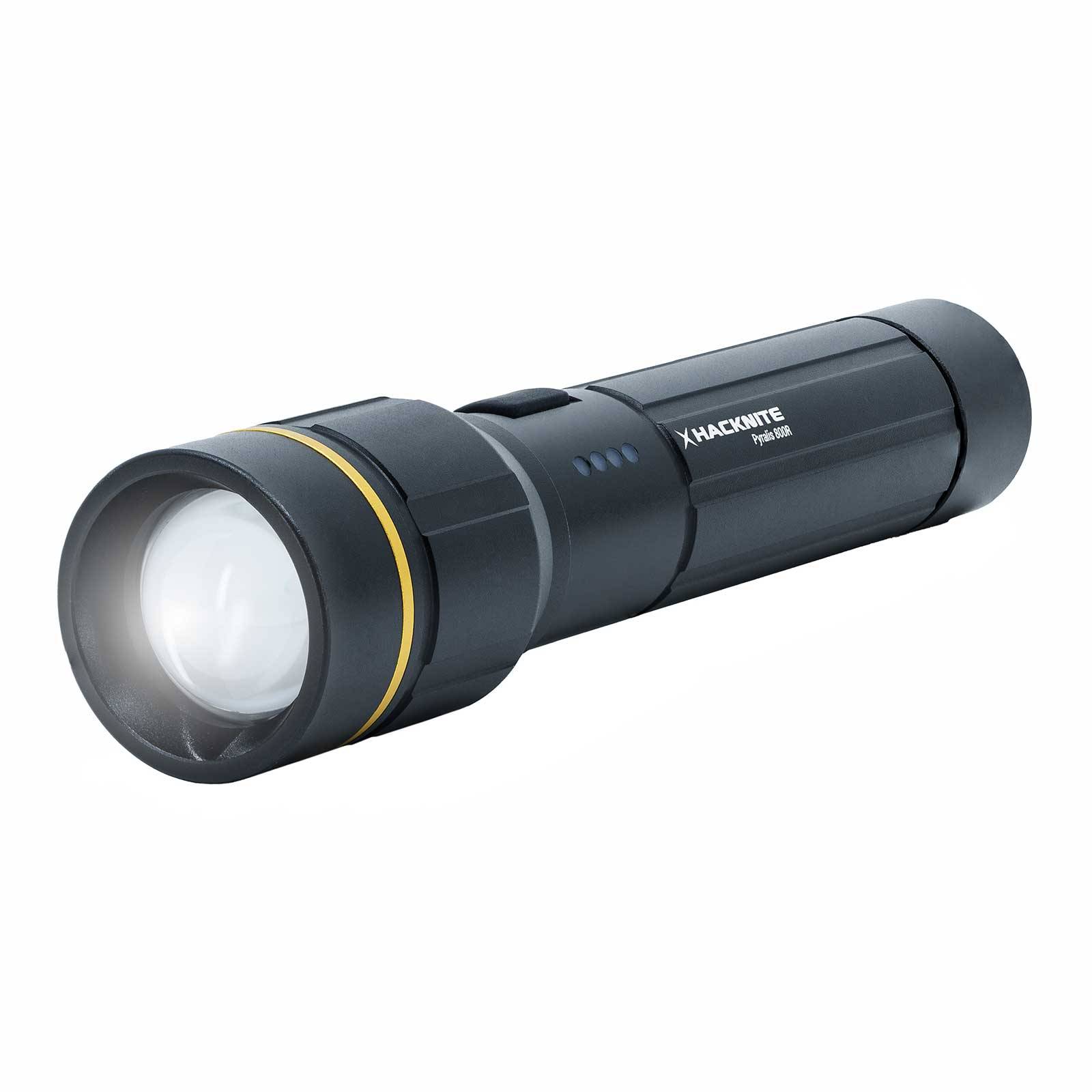 Lampe de Poche LED Rechargeable PYRALIS 800R - 800 lumens HACKNITE - Image 1