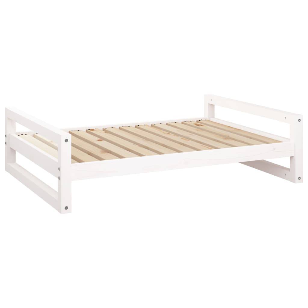 Vidaxl - Lit pour chien Blanc 105,5x75,5x28 cm Bois de pin solide vidaXL 821488 - Image 2