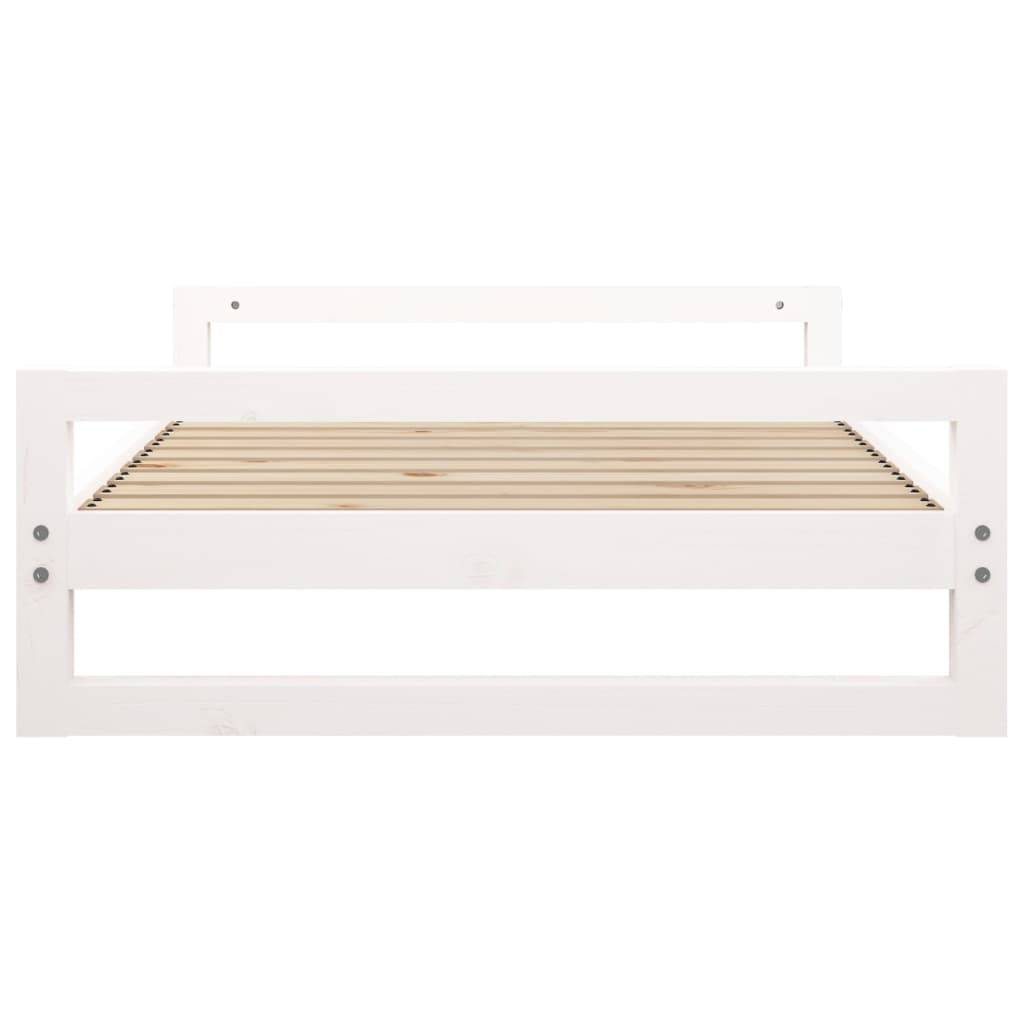 Vidaxl - Lit pour chien Blanc 105,5x75,5x28 cm Bois de pin solide vidaXL 821488 - Image 7
