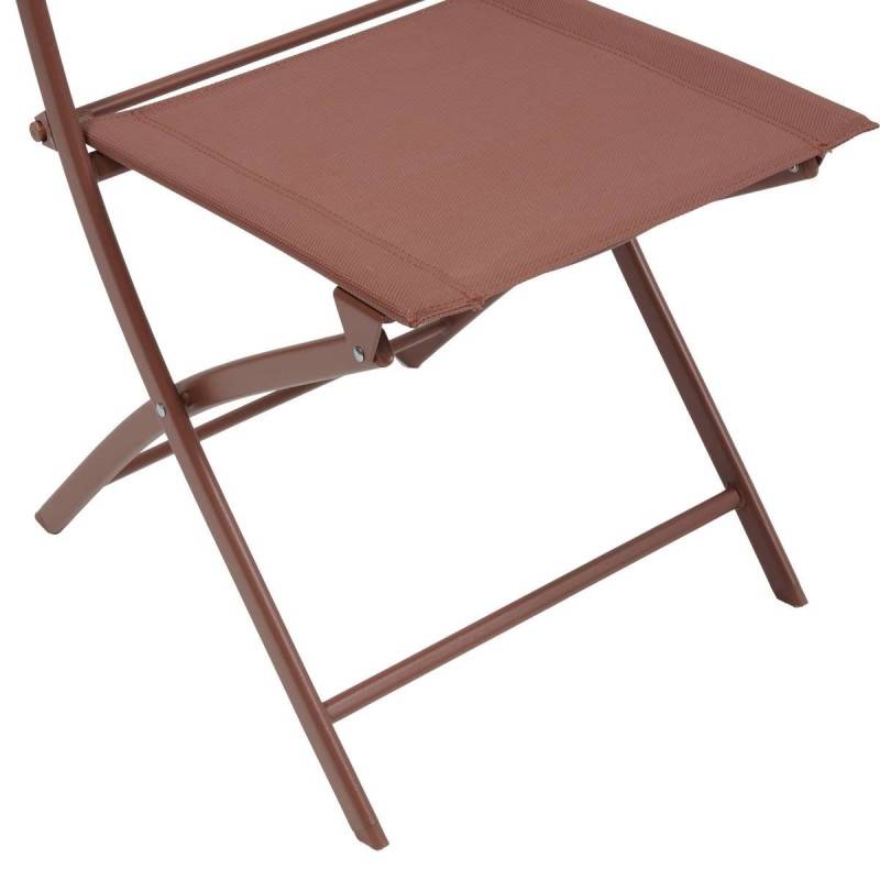 Hesperide - Lot de 4 chaises de jardin Modula pliables acajou Hespéride - Image 8