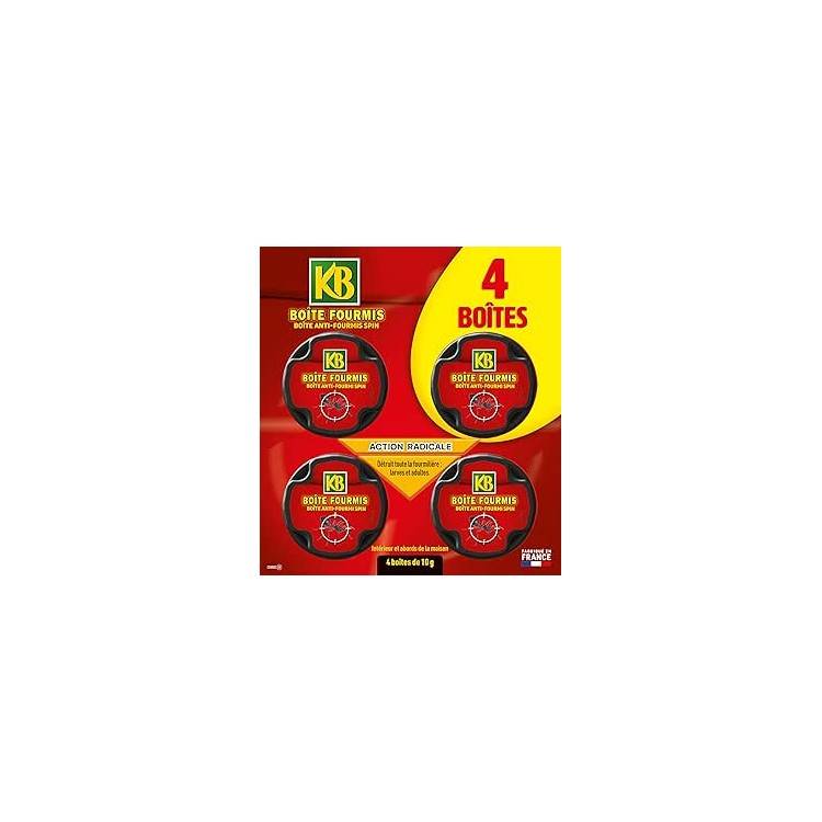 KB boite anti fourmi 4 x 10 g