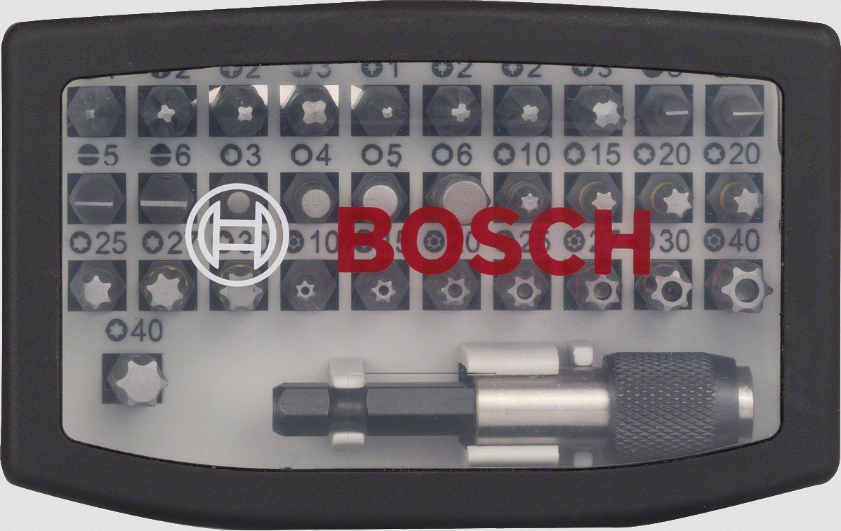 Bosch - Coffret BOSCH 32 pieces - Embouts de vissage + porte embouts 1/4' - 2607017319 - Image 2