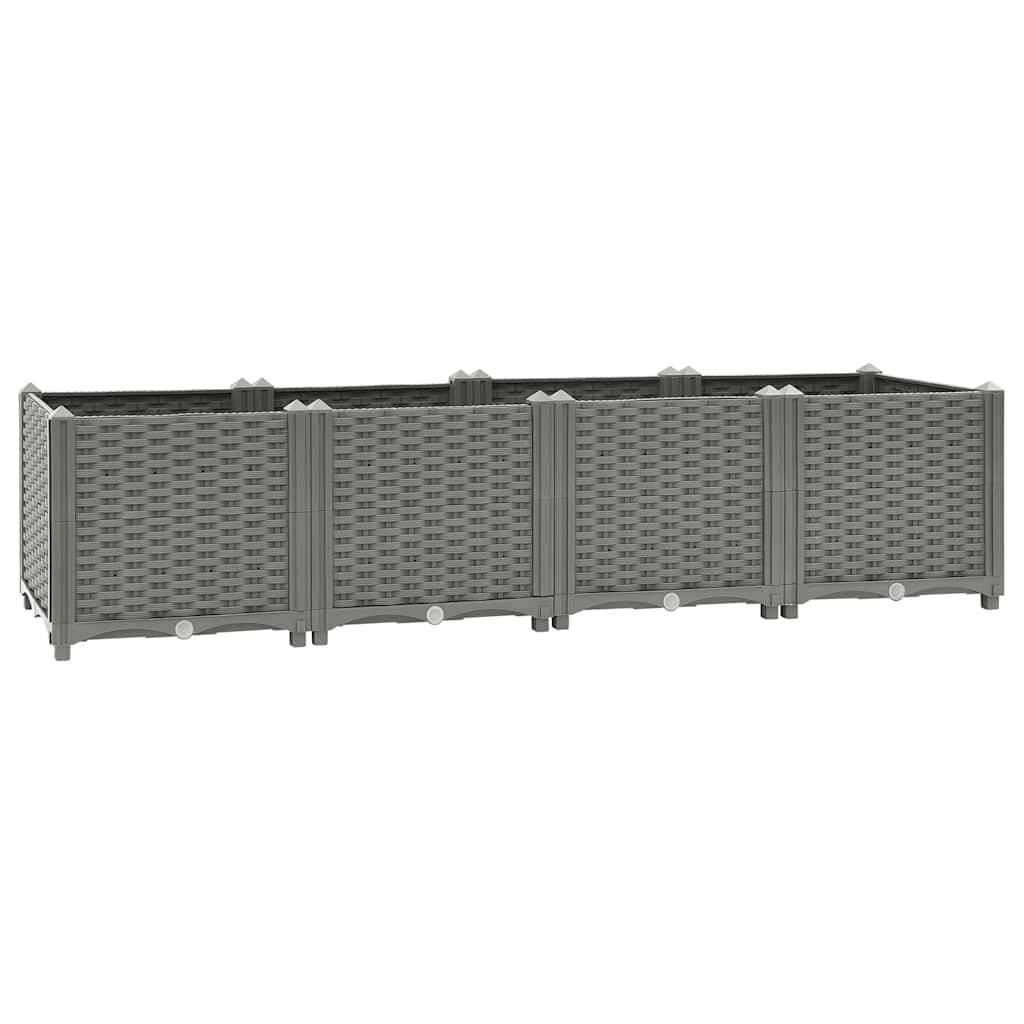 Prolenta Premium - Jardinière polypropylène gris 160 x 40 x 38 cm - Prolenta premium p346.7 - Image 2