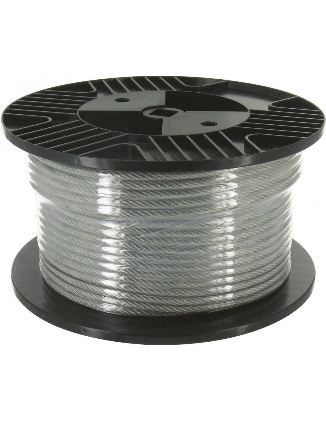 Câble acier gainé PVC 6 mm 50 m - CHAPUIS - Gamm vert
