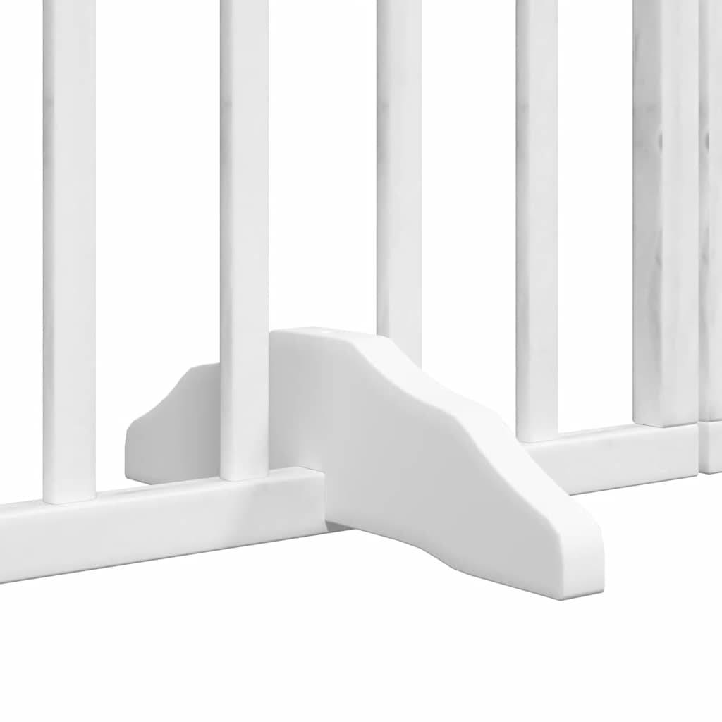 Barrière pour chien bois blanc 750 x 30 x 90 cm - PANGIVO - Image 8