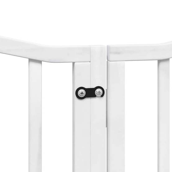 Barrière pour chien bois blanc 750 x 30 x 90 cm - PANGIVO - Image 7