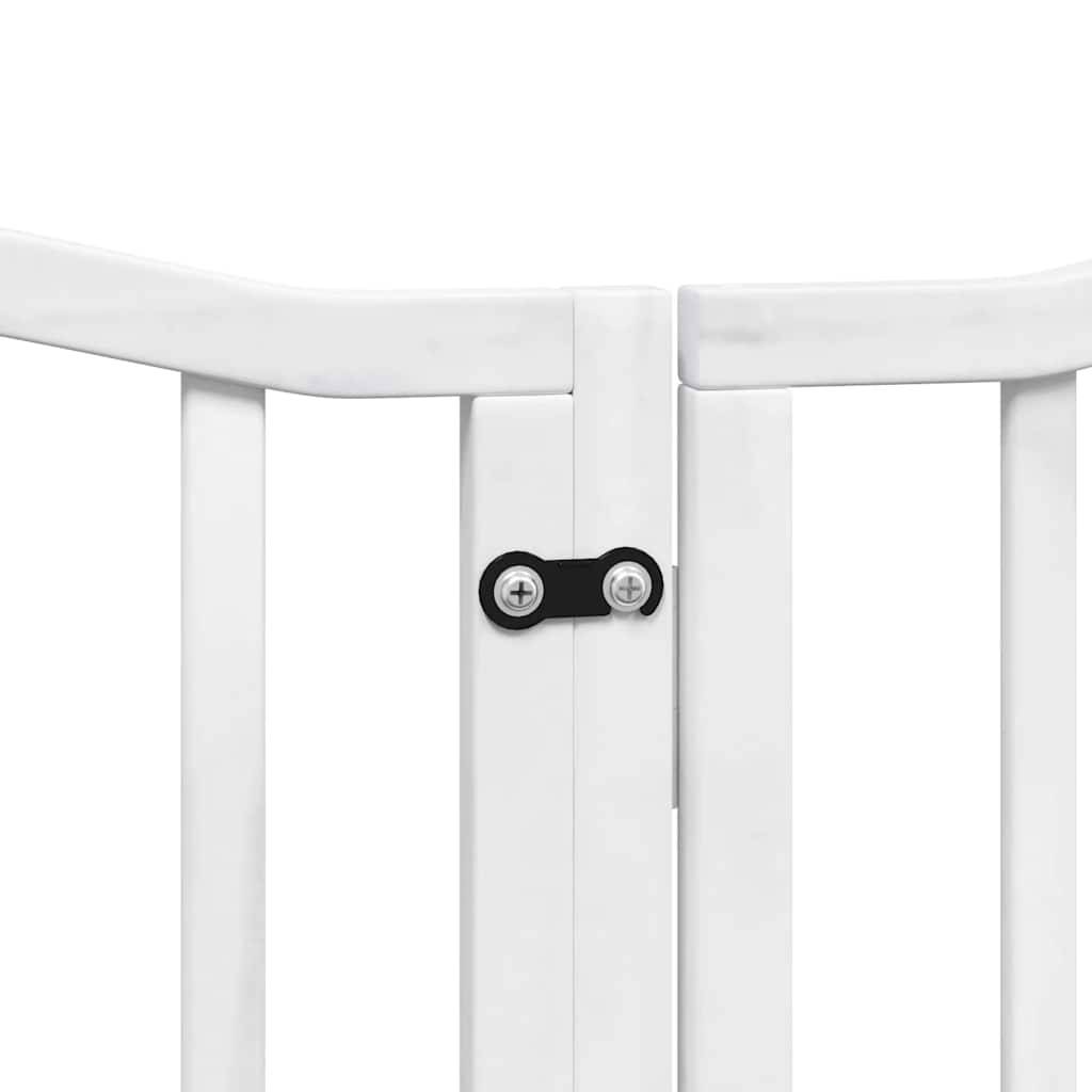 Barrière pour chien bois blanc 750 x 30 x 90 cm - PANGIVO - Image 7