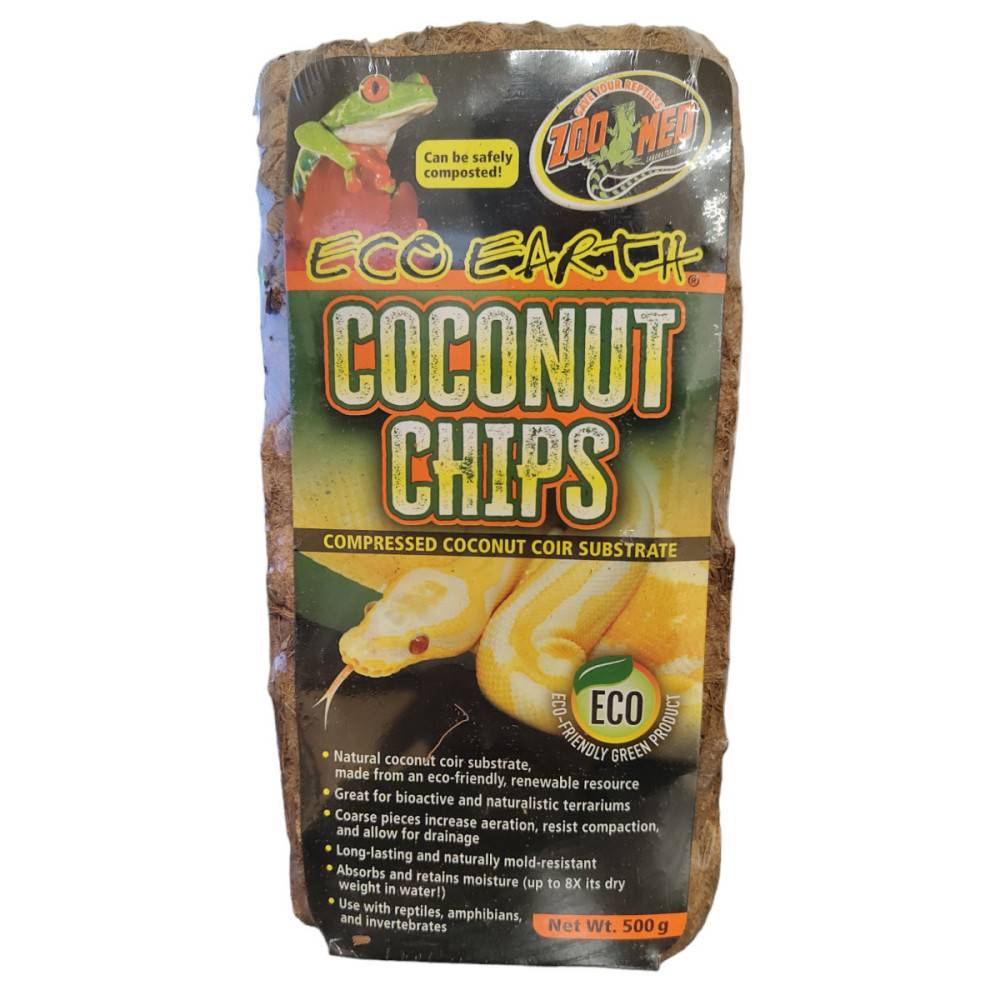 Zoomed - Nouveaux chips de noix de coco Eco Earth 500 gr, pour substrats reptiles - Image 2