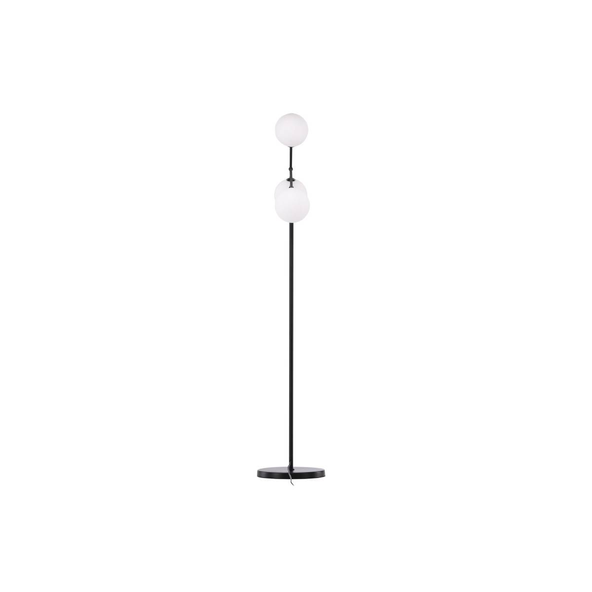 Paris Prix - Lampadaire Design "Marsan" 160 cm Noir - Image 2