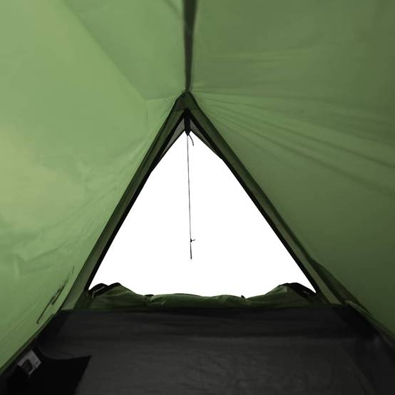 Tente Randonnée 2 Personnes A-Frame Polyester Imperméable Ultra-légère pour Bivouac Vert – ComfortXL Outdoor Living - Image 9