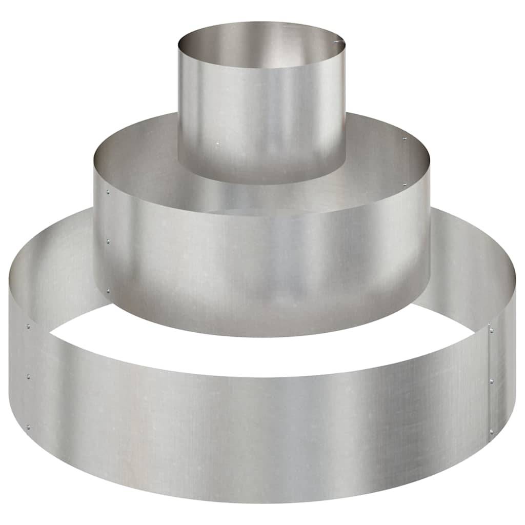 Maison Chic - Cache-pot, Pot De Fleurs Argent 90 x 90 x 20 cm Acier inoxydable g355 - Image 1