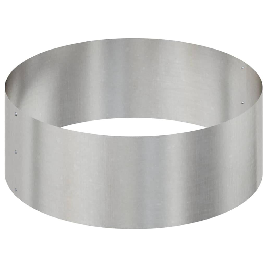 Maison Chic - Cache-pot, Pot De Fleurs Argent 90 x 90 x 20 cm Acier inoxydable g355 - Image 3