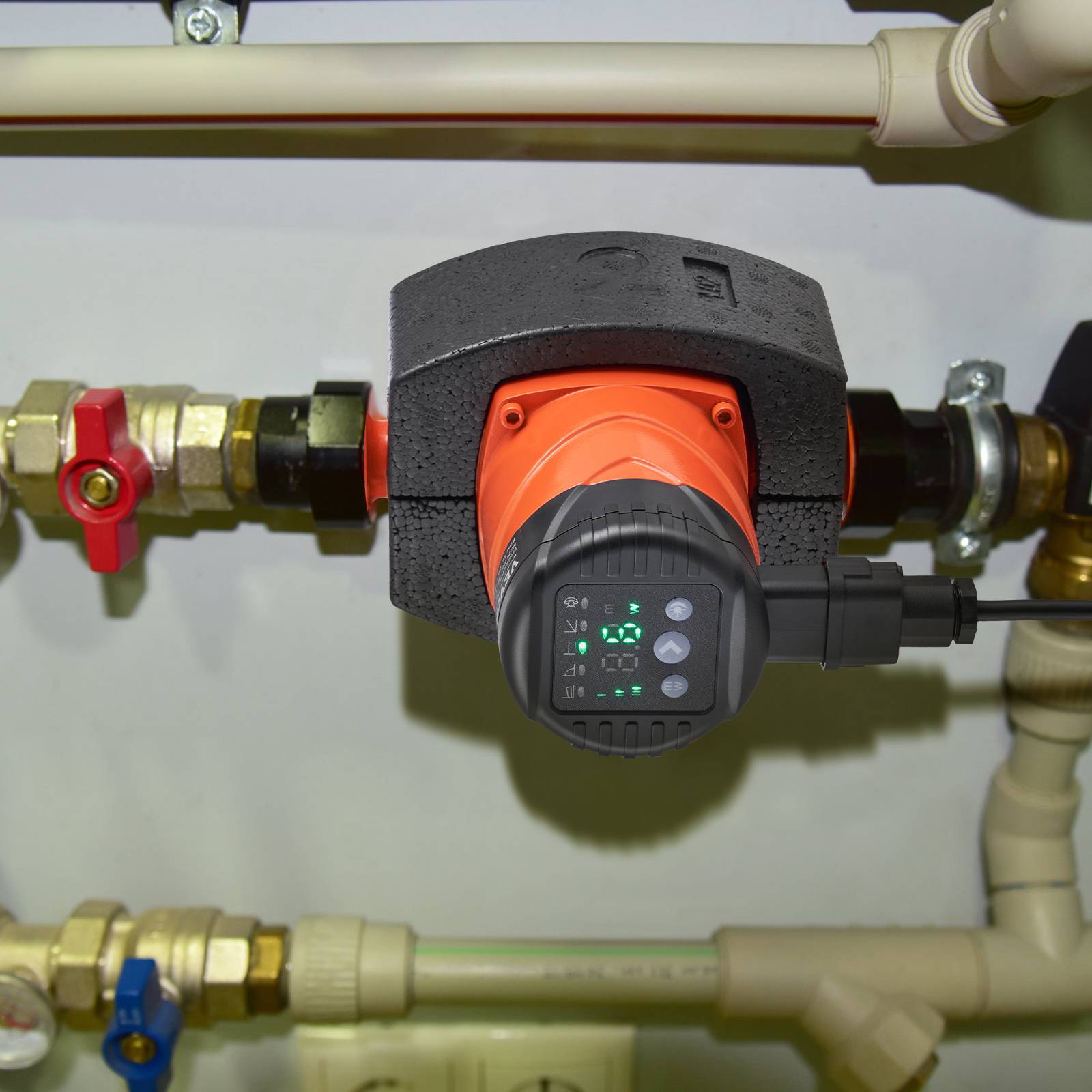 VEVOR Pompe circulation eau chaude 67 L/min, 220V 60W, hauteur refoulement 8m, pour système chauffe-eau. - Image 8