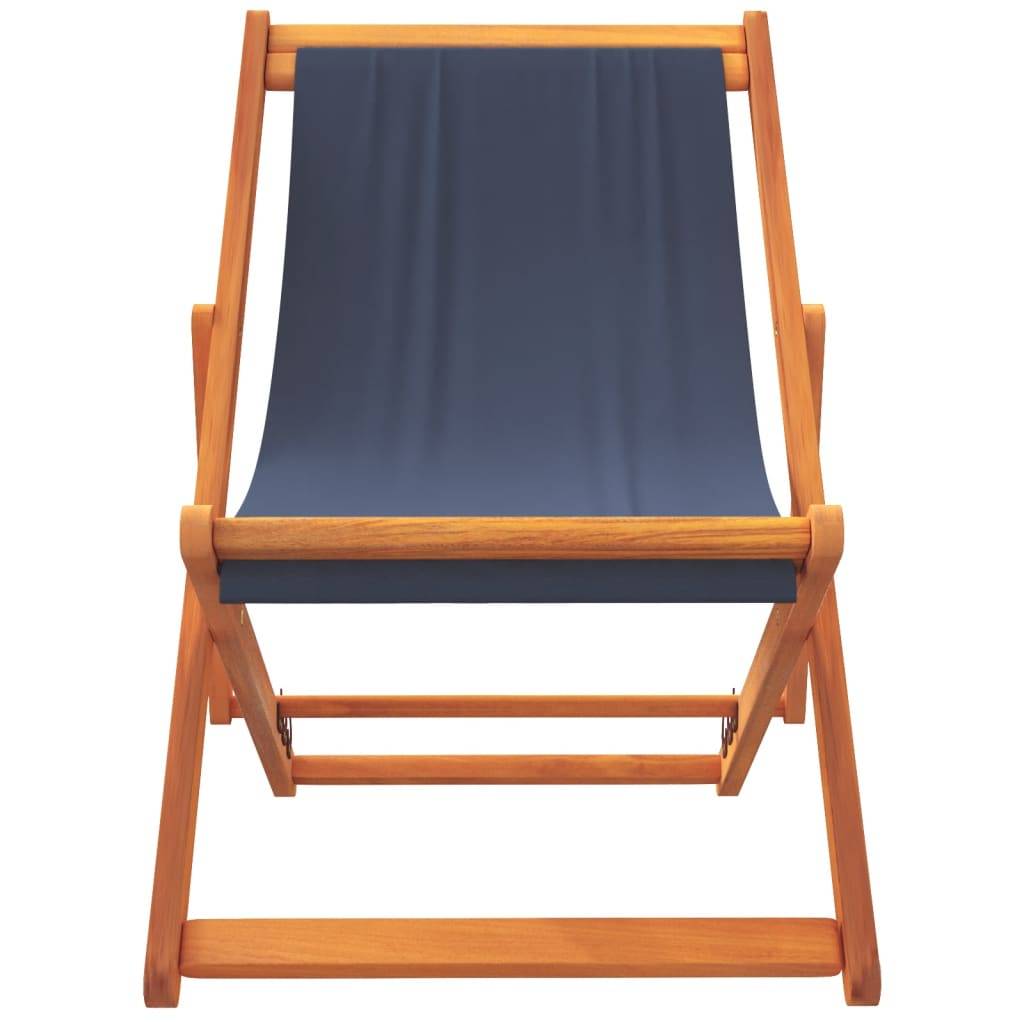 Maison Chic - lot de 2 Chaises de plage pliables - Bain de soleil - Transat bleu tissu HL274 - Image 4
