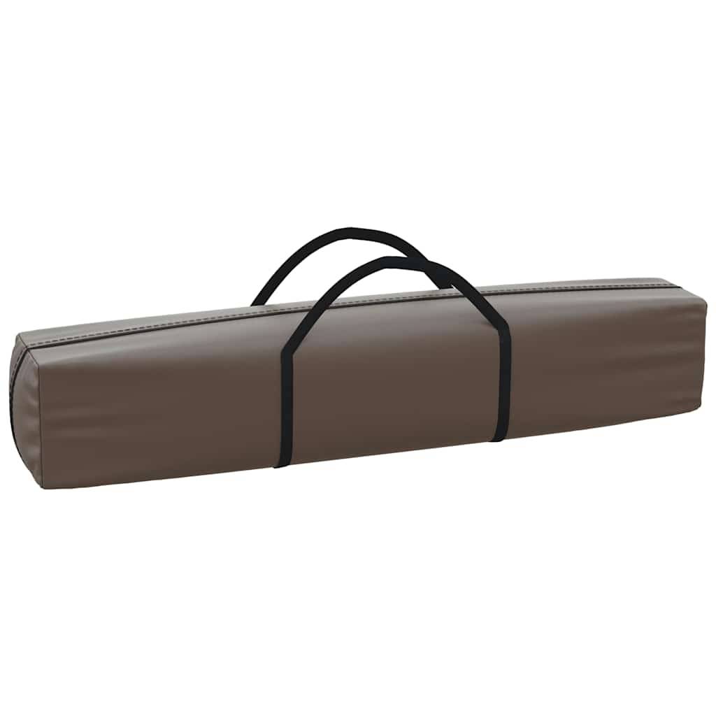 Tente de réception pliable acier et tissu Oxford taupe 197.5 x 197.5 x 234 cm - PANGIVO - Image 8
