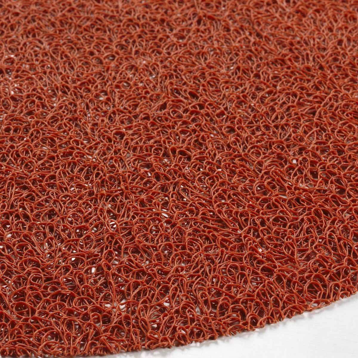 Paris Prix - Set de Table Rond "Tortilla" 38cm Terracotta - Image 2