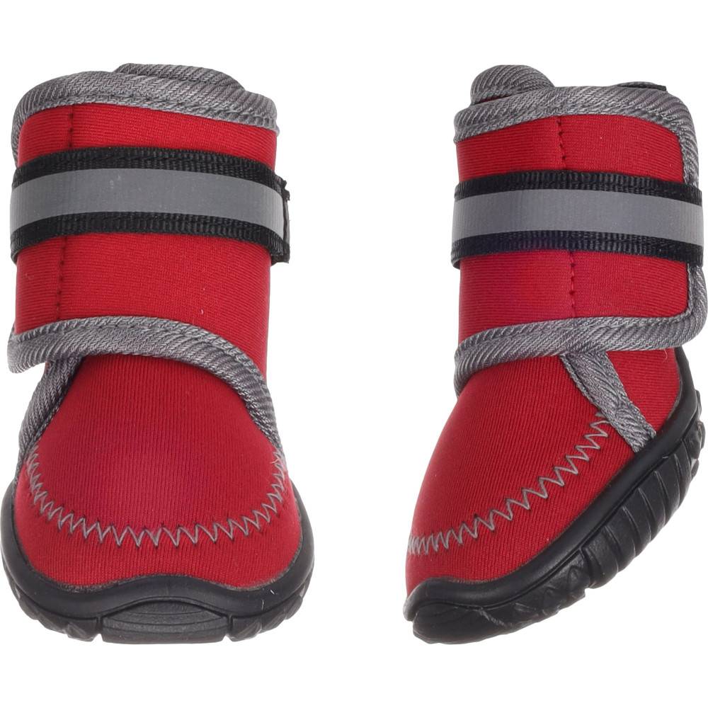 Flamingo - Chaussures Kajan Rouge taille S, 7 x 5.8 cm. 2 pièces pour chien - Image 3
