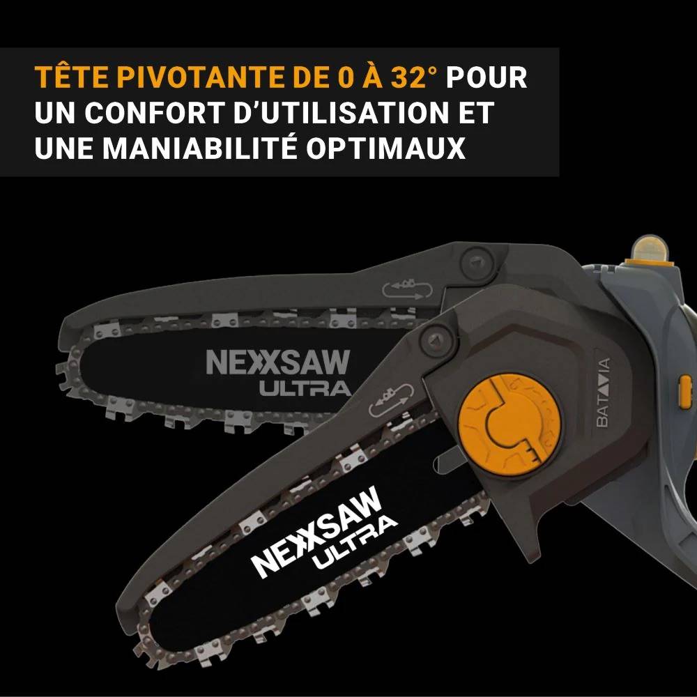 Élagueuse sans fil - Nexxsaw V3 Ultra - Brushless 18V – Guide 7” 17,78 cm - Image 2