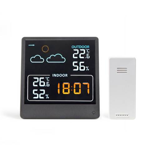 Livoo - Station météo avec écran LCD couleur - Image 1
