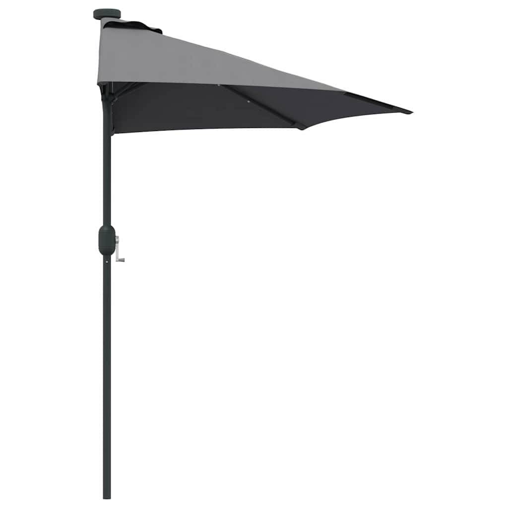 Parasol de jardin - Parasol D'extérieur Anthracite 294 x 150 x 223 cm tissu g1267 - Image 6