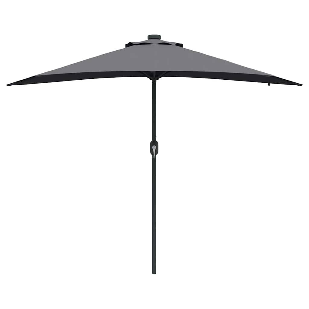 Parasol de jardin - Parasol D'extérieur Anthracite 294 x 150 x 223 cm tissu g1267 - Image 5