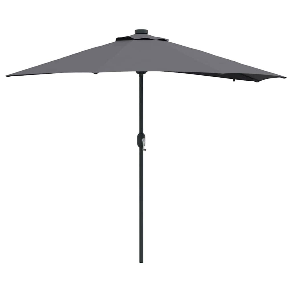 Parasol de jardin - Parasol D'extérieur Anthracite 294 x 150 x 223 cm tissu g1267 - Image 1