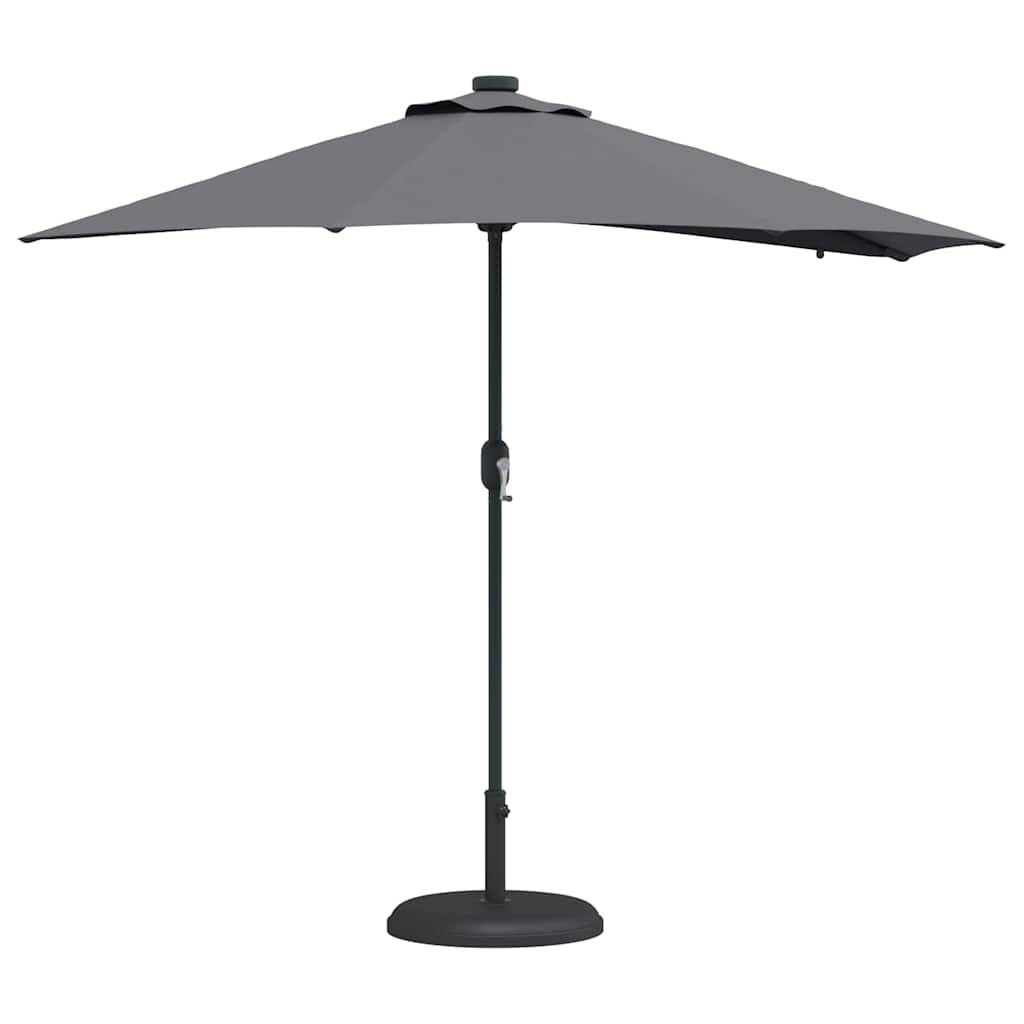 Parasol de jardin - Parasol D'extérieur Anthracite 294 x 150 x 223 cm tissu g1267 - Image 3