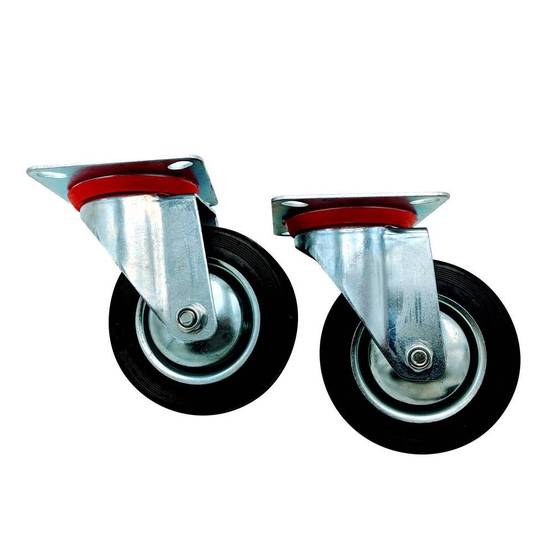 Roulette pivotante 100 mm - vendues par 4 - Image 2