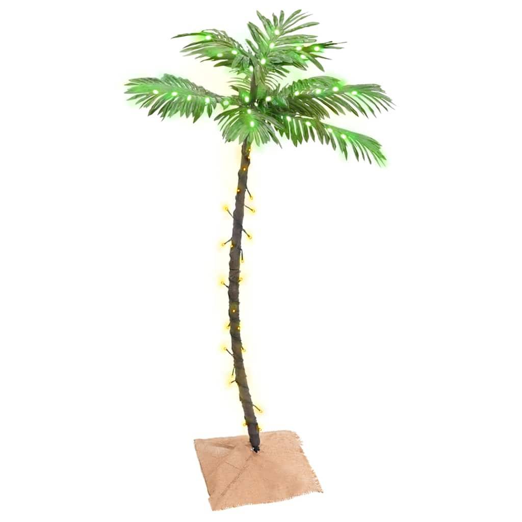 Vidaxl - Palmier à LED 72 LED Blanc chaud 120 cm vidaXL 345136 - Image 1