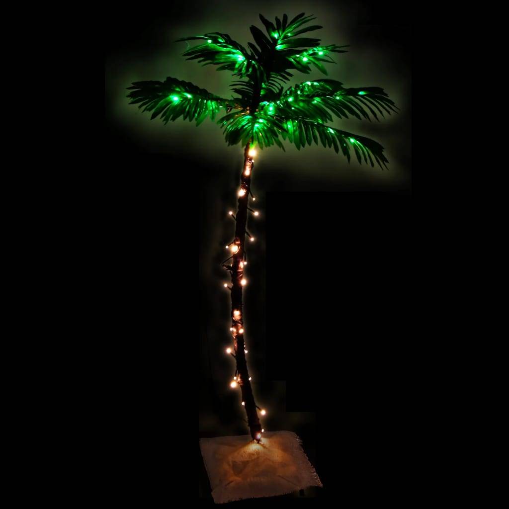 Vidaxl - Palmier à LED 72 LED Blanc chaud 120 cm vidaXL 345136 - Image 9