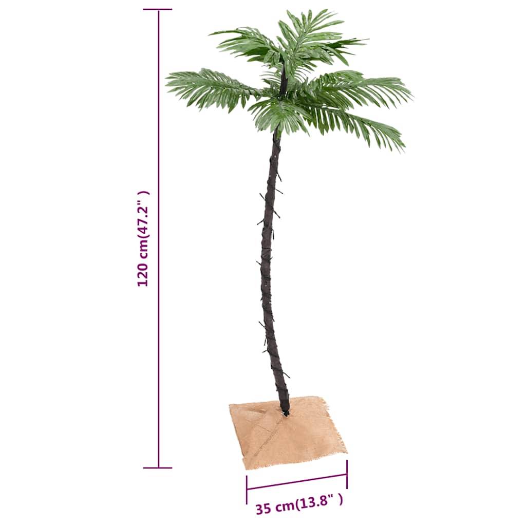 Vidaxl - Palmier à LED 72 LED Blanc chaud 120 cm vidaXL 345136 - Image 3