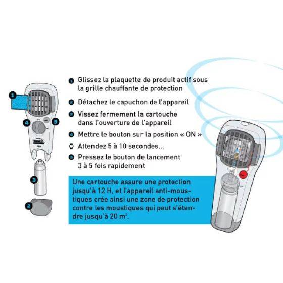 Thermacell - Thermacell - Bouclier anti-moustiques - diffuseur noir - Image 3