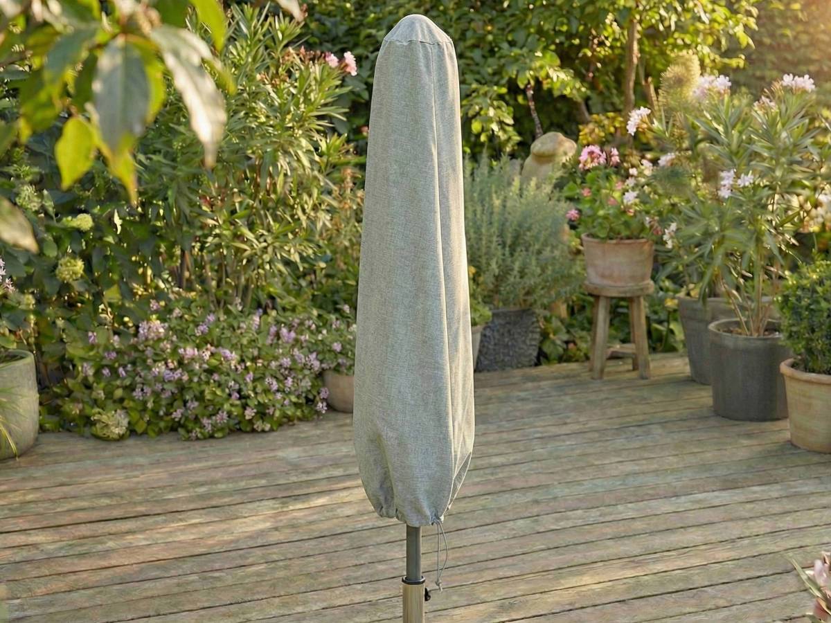 Housse de protection Cover Garden pour parasol droit jusqu'à Ø 4 m - livrée avec une tige de pose - Jardiline - Image 2