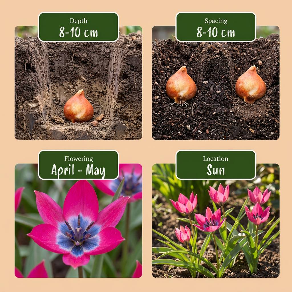 La Green Touch - Tulipe botanique Little Beauty - 25 bulbes - calibre 6/+ - Image 4